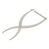 Eyebrow Stencil Microblading Ruler Stainless Steel 3 Point Positioning Golden Ratio Symmetrical Measuring Tool Eyebrow