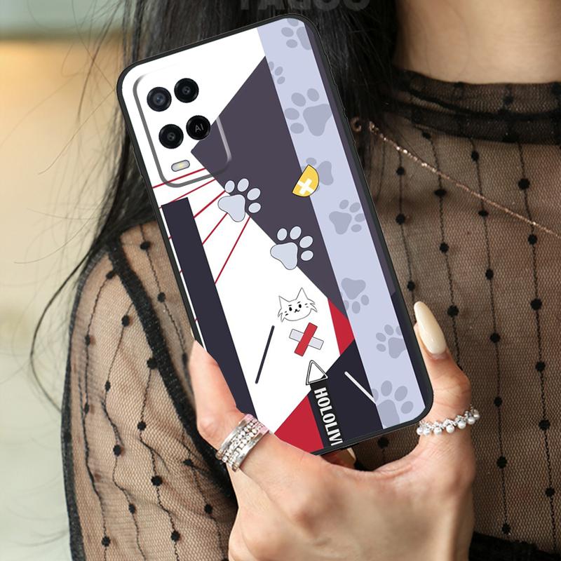 Чехол Hololive Костюм Для Oppo A78 A98 A18 A38 A58 A60 A80 A40 A96 A76 A16 A94 A74 A54 A15 A17 A57 A77 A5 Pro