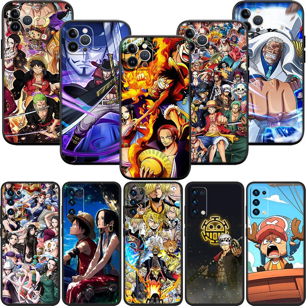 Art One Piece Soft Shell Phone Case for iPhone SE X XS XR 11 16E 17 Pro Max Air 8 7 6 6s Plus