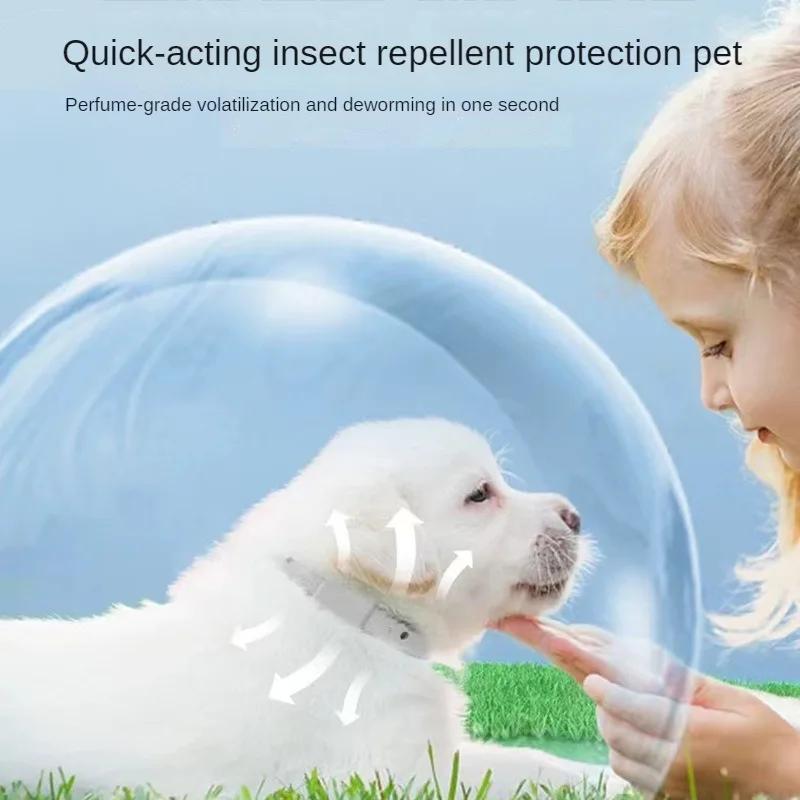 Ошейник от блох и клещей для кошек, маленьких собак, противопаразитарный, защита от паразитов на 8 месяцев, регулируемый ошейник для щенков и котят, аксессуары для домашних животных