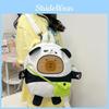 Panda Cartoon Capybara Backpack Student Cute Bag Multiple Storage Compartments