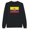 Футболка с длинными рукавами - PIXELFORMA - Drapeau de l'Equateur - 100 % хлопок - Длинные манжеты - Оптимальный комфорт