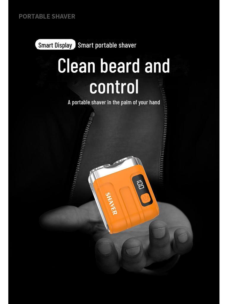 2025 Mini Electric Portable Silent Shaver with Digital Display – Super Clean Technology