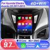 Автомагнитола 9,7 дюйма Для Hyundai Elantra Avante I35 2011-2013 Carplay Вертикальный экран Беспроводной Android Auto GPS Стиль Tesla