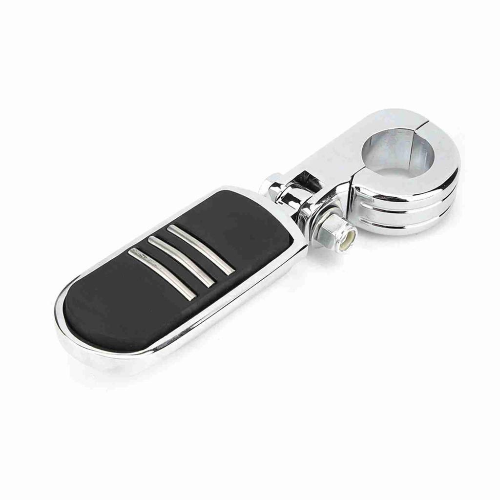 2Pcs 32mm Chrome Motorcycle Footpegs Footrest with Mount Fit For Honda GoldWing GL1500 GL1800