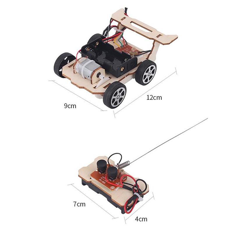 Stem Toy Беспроводной пульт дистанционного управления для сборки автомобиля Образовательный научный эксперимент Набор