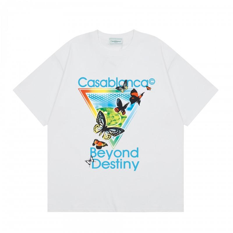 2026 Unisex Casual Round Neck Short Sleeve T-Shirt Cotton Print Loose Fit Hip Hop Style
