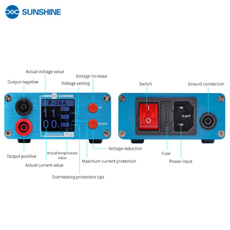 SUNSHINE P-30A High Quality Short Killer Quickly Locate Faults for Short-Circuit Fault Detection of Mobile Phones and Computers