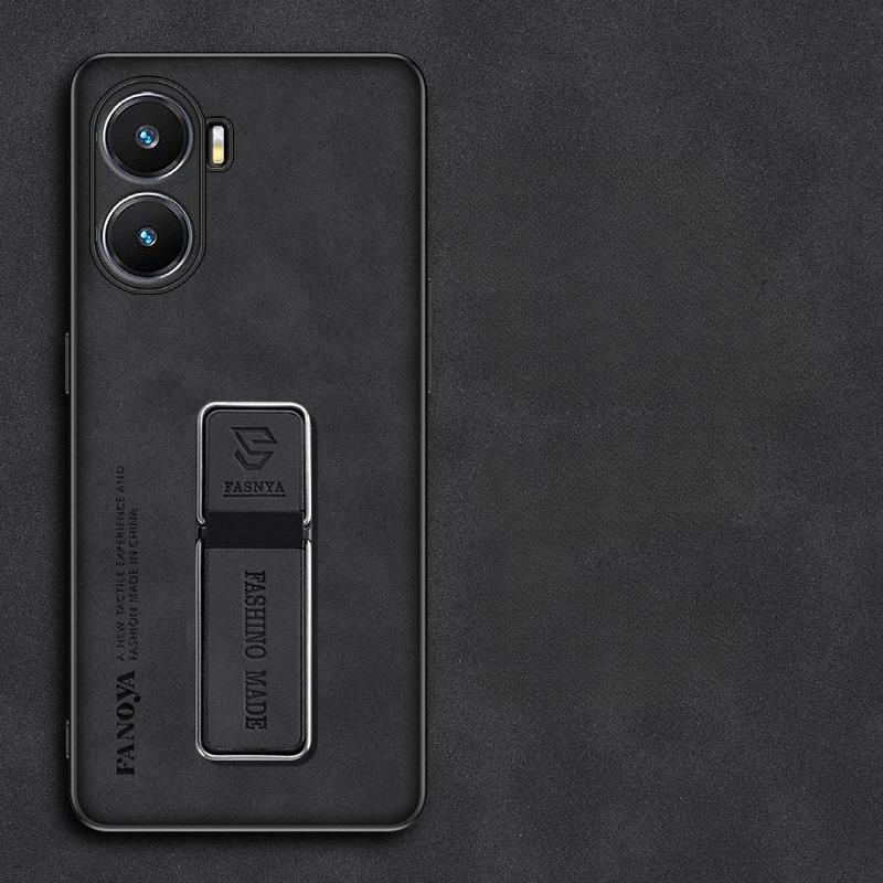 Чехол из овчины для телефона XIAOMI POCO X7 Pro X 7 X7pro, матовый силиконовый бампер, подставка-держатель, задняя крышка для POCOX7Pro, магнитный держатель