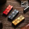 01EDC Алюминиевый Черный Вафельное Печенье 2.0 Шоколад Ультратонкий Выдвижной Толкатель Структура Камертона Механический Резонанс Игрушка