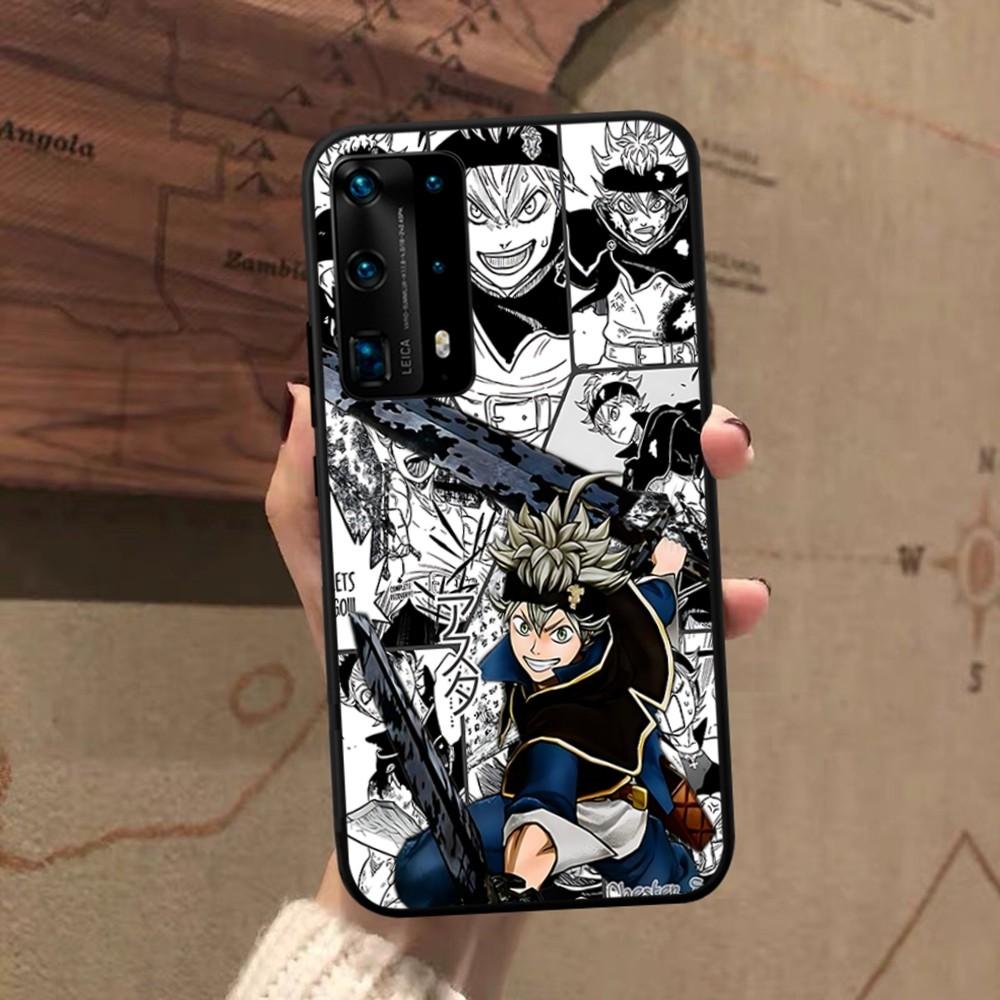 Black Clover Phone Case For Huawei P 8 9 10 20 30 40 50 Pro Lite Psmart Honor 10 Lite 70 Mate 20lite