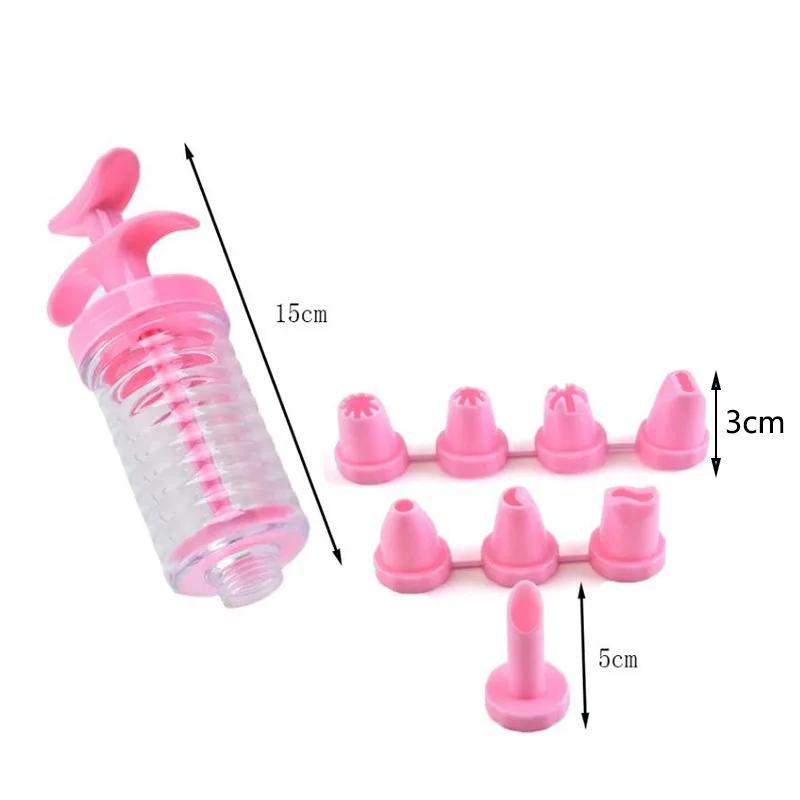 Confectionery Cookie Cream Nozzles Making Pastry Cake Decorating Gun Baking Tool Syringe Extruder Kitchen Gadget DIY Accessories
