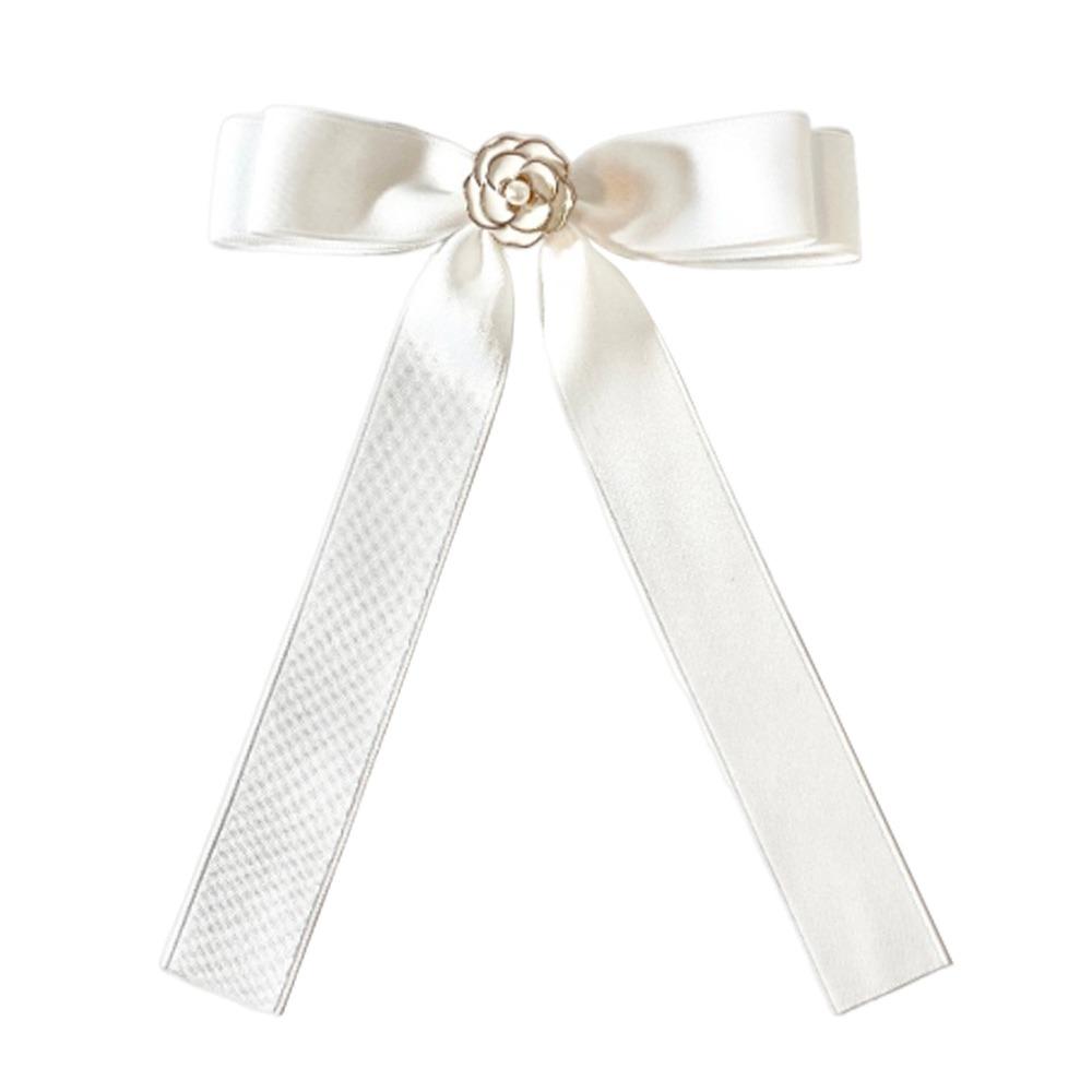 Rhinestone Shirt Brooch Simple Collar Texture Bowknot Accessories Bow Tie School Student