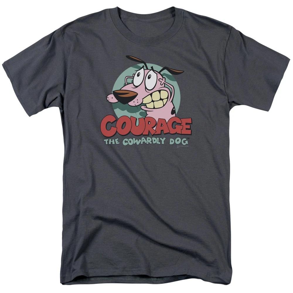 Courage The Cowardly Dog - Courage -  Unisex Short Sleeve Children's T-shirt - Gray