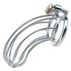 Stainless Steel Locking Cage Male Chastity Ring Rings