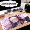 Custom Name Mouse pad Anime Slayer Characters Mouse Pad Desk Mat, Non-Slip Rubber Backer Pad For Computer Notebook Gaming Mouse Pad Birthday Gift