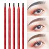 2-piece Waterproof Eyebrow Pencil Long and Lasting Eyebrow Tattoo Color Tone Professional Makeup Eyebrow Pencil XYZ