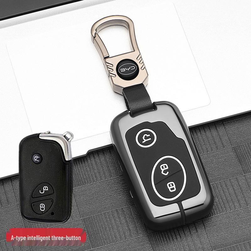 Совместимо с чехлом для ключа BYD F3 старой модели: Чехол для пульта дистанционного управления G3, F0, S6, S7, E6, L3 для мужчин