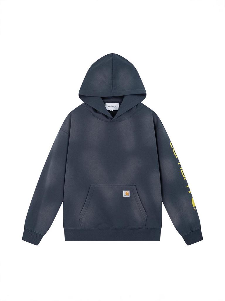 Классическая унисекс толстовка Carhartt с принтом Кирина на рукаве
