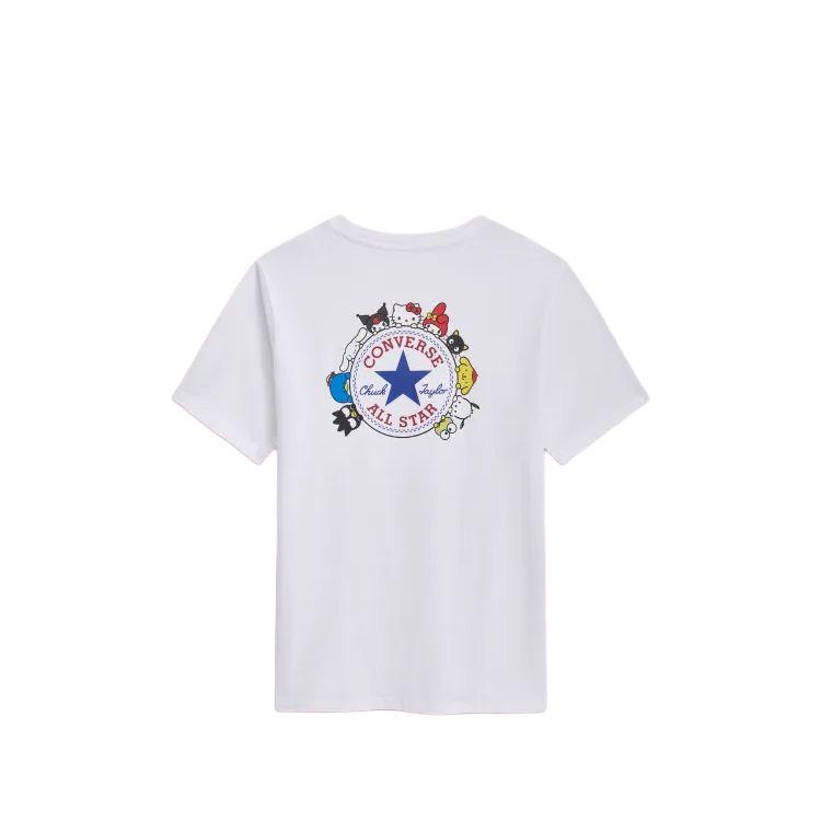 Converse X Футболка с принтом Hello Kitty and Friends All Star для мужчин CVM5T516-WHT