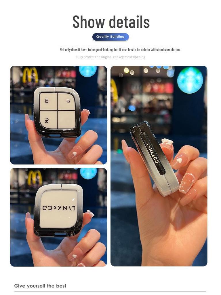 Stylish Lynk & Co 08 Key Case for 2023 & 2024 Models - Cute & Durable for Men and Women