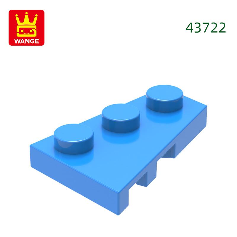 158 шт./лот 43723 2x3 Правый клин-пластина Строительные кубики Аксессуары MOC Совместимо с Фигурирующими кубиками Детские игрушки Идея для подарка Коробка