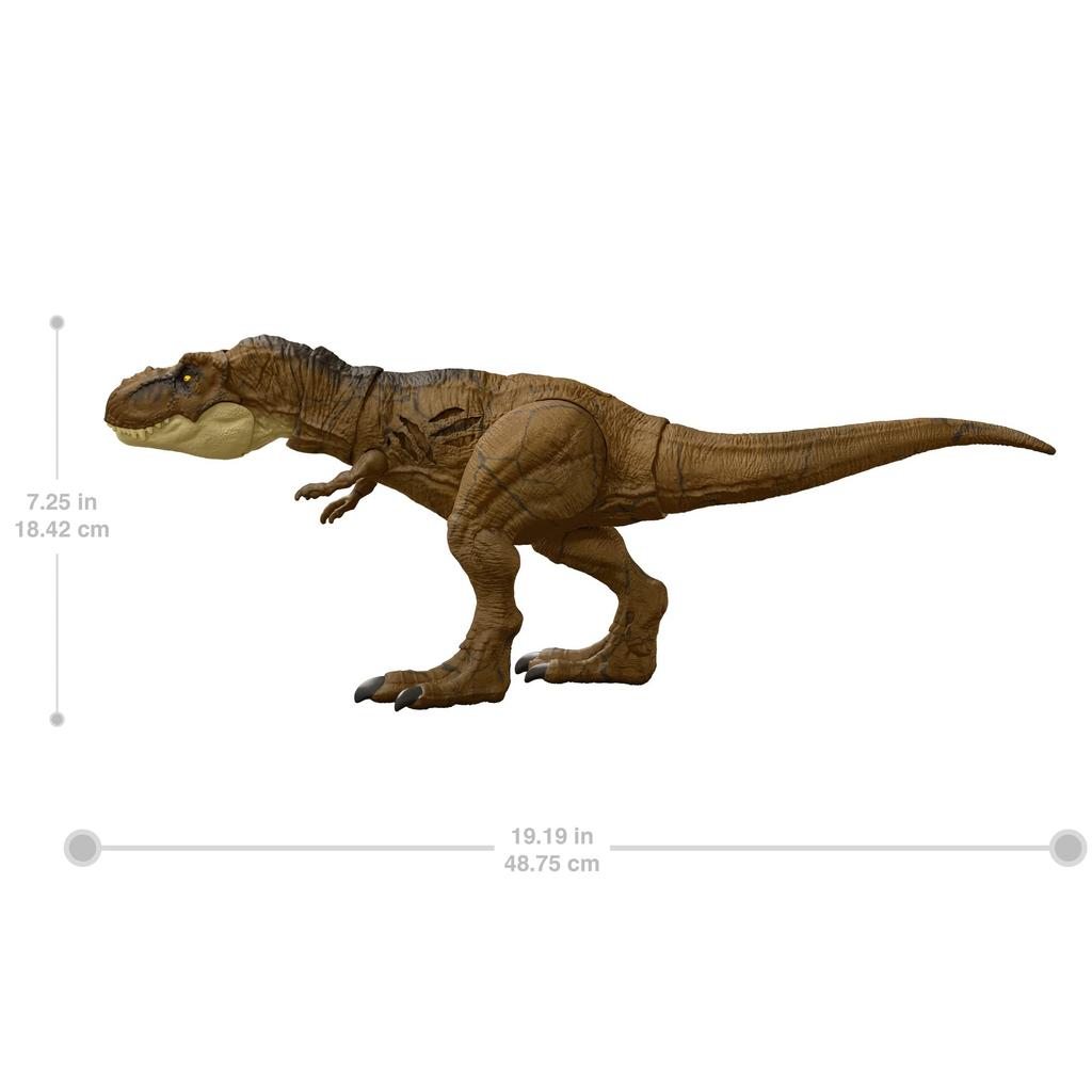 Mattel Jurassic World New Ruler II inches 4 and HGC19 Damage! T-Rex [Total Length Approx. 17.5 (43 cm)] [Ages up]