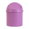 Mini Desktop Trash Can PP Compact Intimate Lid Design Trash Can for Home Kitchen Desk Bedroom