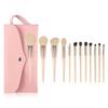 Кисть для тонального крема, кисть для рассыпчатой ​​пудры, кисть для теней, набор кистей для макияжа из 12 предметов, тени для век с мягкой щетиной, рассыпчатая пудра, румяна, кисть для консилера.