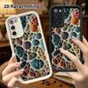 Чехол для телефона: 2D Плоский Защитный Чехол-Слоитель для Samsung Galaxy A34 A35 M05 M06 S20 S22 S21 FE Plus 5G, Цветная Текстура, Рождественский и Хэллоуинский Подарок
