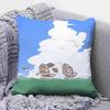 FUWAMOCO Fuwawa Mococo Home Sofa Cushion Covers and Aecorative Custom Pillow Covers
