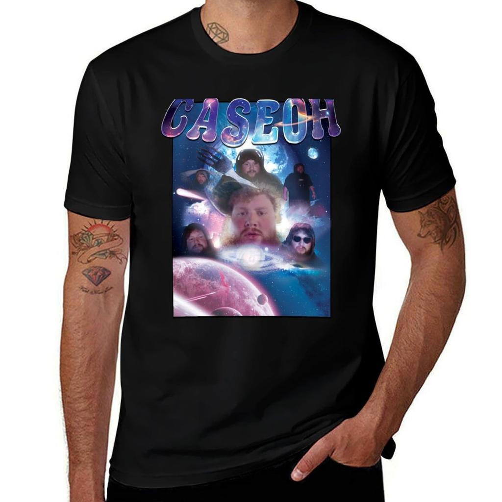 Caseoh Ts Buns Retro Inspired Design Text Popping Out Tshirt High Elasticity Sports Tshirt