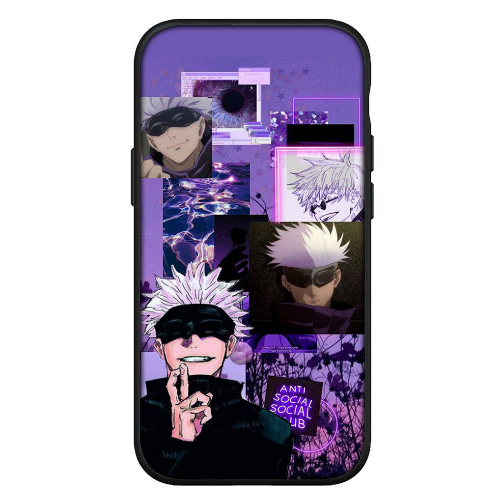 Для iPhone 16 15 Xiaomi Redmi Note 14 13 12 11 Pro Max X 16e Samsung Galaxy S25 S24 S23 Moto OPPO Huawei Jujutsu Comics Gojo Satoru Kaisen чехол для телефона