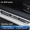 BGY1 Автомобильные накладки на пороги из нержавеющей стали для BYD Atto 3 Dolphin Seal Tang F3 Dmi Song Yuan EV 2023 2024 Atto 4 Автомобильные аксессуары