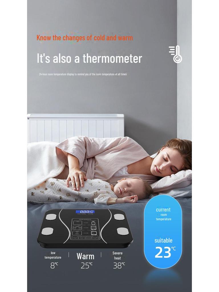 Bluetooth Smart Body Fat Scale with High Precision