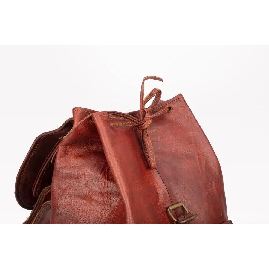 Сумка-портфель Портфель для ноутбука Коричневый винтажный идеальный чехол Мужской кожаный рюкзак