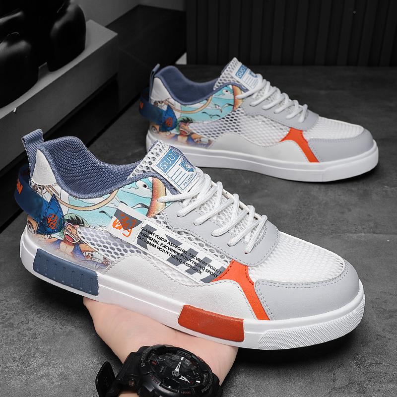 Мода PARZIVAL Дизайнерская мужская обувь Повседневные кроссовки Мужские кроссовки из вулканизированной обуви Весенняя мода Принты Обувь для скейтбординга Zapatos Hombre