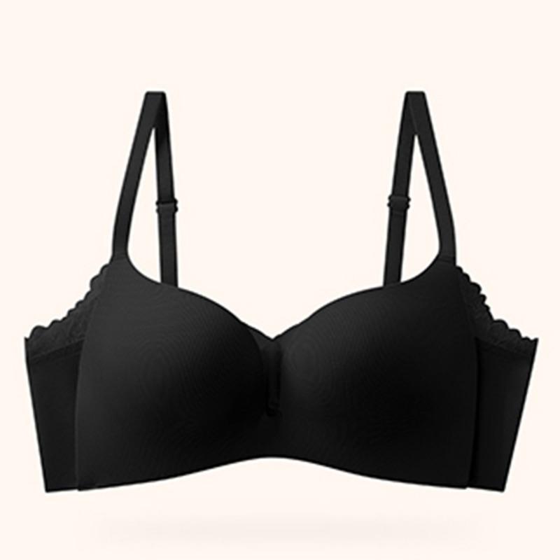 Глянцевый кружевной комплект без сборок, сексуальный комплект с бюстгальтером, летний бюстгальтер для молодых женщин