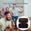Suitable for Wireless Dual Microphone Handheld Dual Mic Travel Bag Portable Microphone Storage Hard Case Outdoor Case