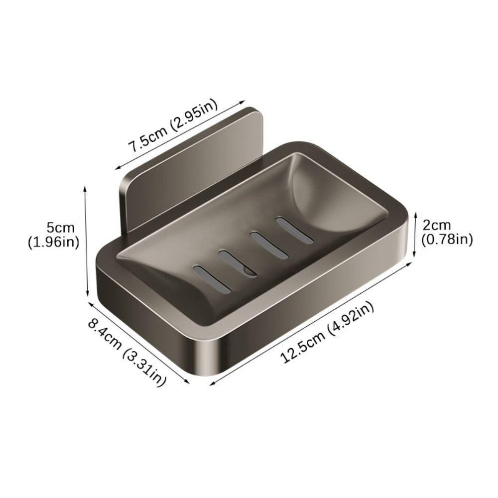 Алюминий Цинк Цинковый сплав Мыльница Без сверления Держатель для мыла Прочный Держатель для хранения губки Душевая комната