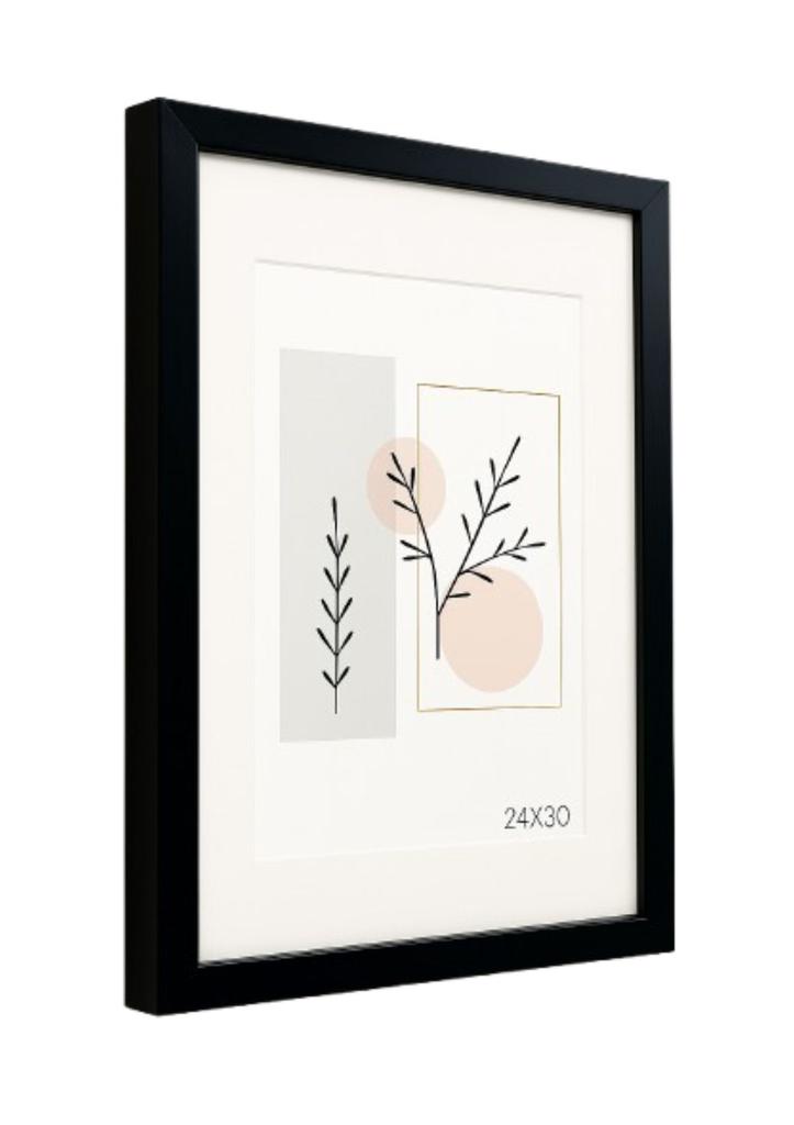 Ramka na zdjęcie mdf basic 24x30 cm czarny 1 szt.