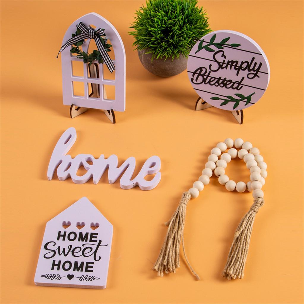 Орнамент Многослойный Поднос Декоративный Деревянный Многослойный Поднос Обеденный Стол Домашний Открытый Декор Знаки