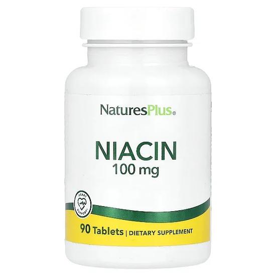 Nature's Plus Ниацин, 100 мг, 90 таблеток