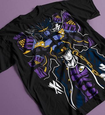 Футболка JoJo's Bizarre Adventure JoJo Аниме Манга Джолин Джотаро Футболка унисекс