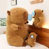 Big Funny Cartoon Snot Bubble Capybara Plush Toy Giant Soft Capybara Doll Ugly Cute Birthday Gift Exhibition Hall Deco 35inch