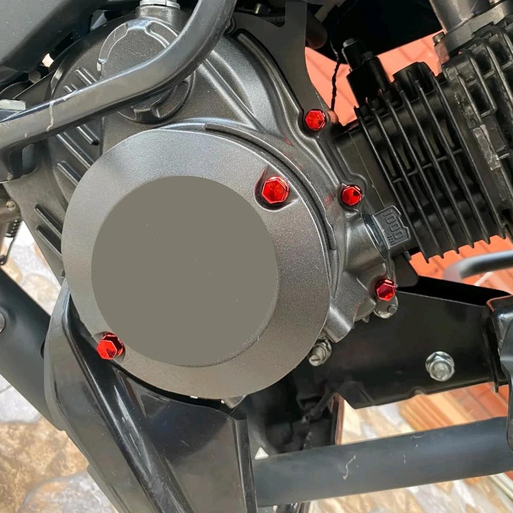 30 шт., колпачки для болтов и гаек для мотоциклов, декоративные пластиковые аксессуары для мотоциклов Yamaha Kawasaki Honda Suzuki