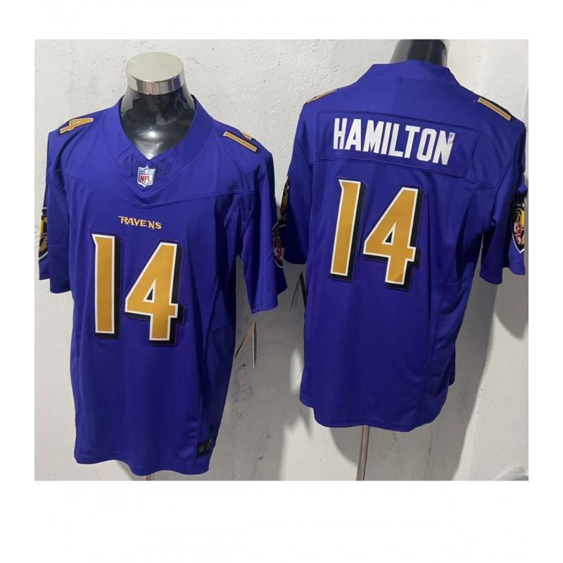 Baltimore Ravens NFL Football Jersey Short Sleeve Team Apparel Embroidered Mens Sports Fan Wear