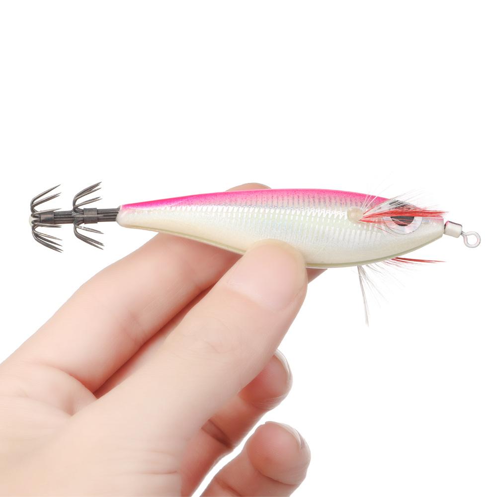 10g Luminous Copper Sinker Sea Fishing Fishing Tackle Squid Hook Wood Shrimp Lures Octopus Bait