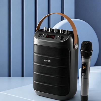 Edifier Портативная уличная Bluetooth-колонка для караоке с микрофоном (Китайская версия)