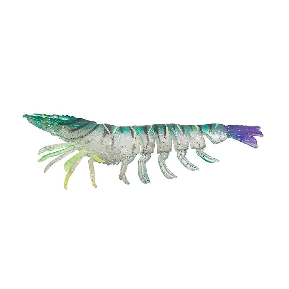 9.5cm 4.5g Soft Fishing Lure Hookless Prawn Fishing Bait Shrimp Fishing Lure For Trout Fishing